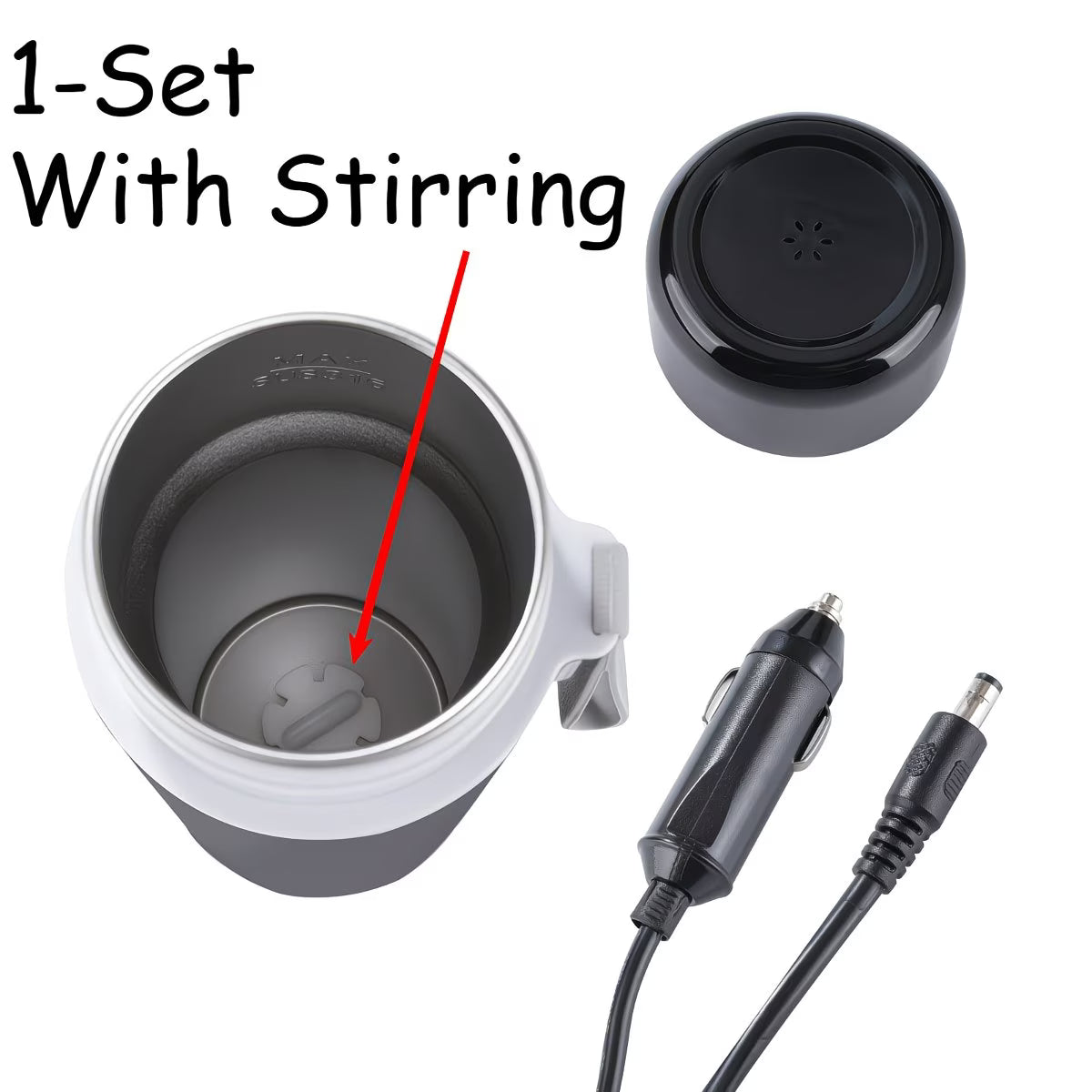 Portable Electric Kettle - Automatic Stir Function