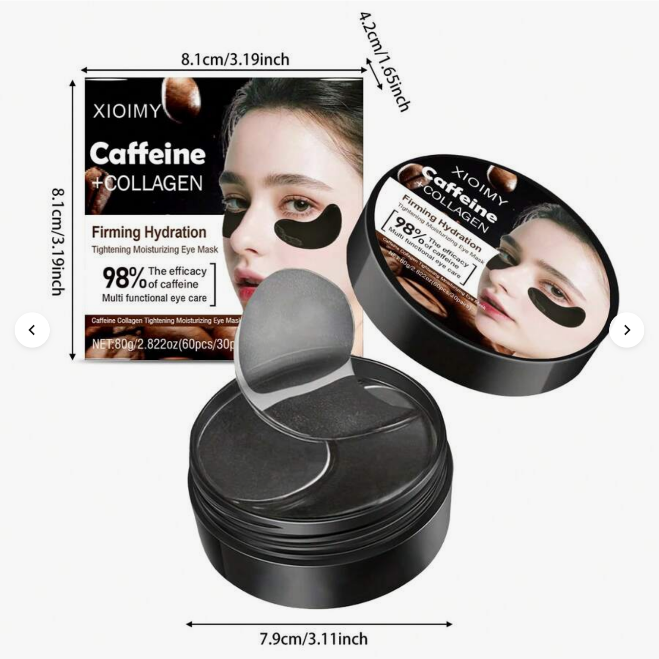 Eye Patches - Enriched with Collagen and Caffeine