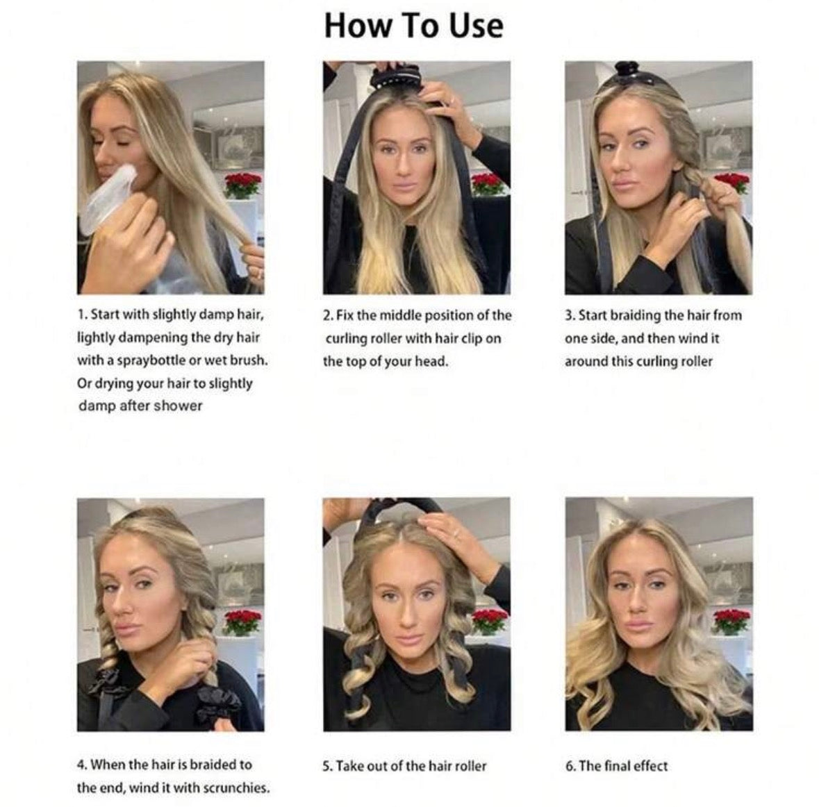 Heatless Curls - No Heat Curling Ribbon