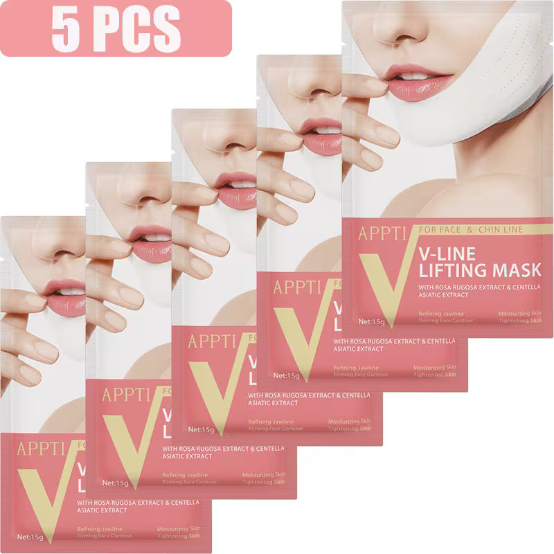 Hydrogel V Shaped Face Mask - Firming And Smoothing
