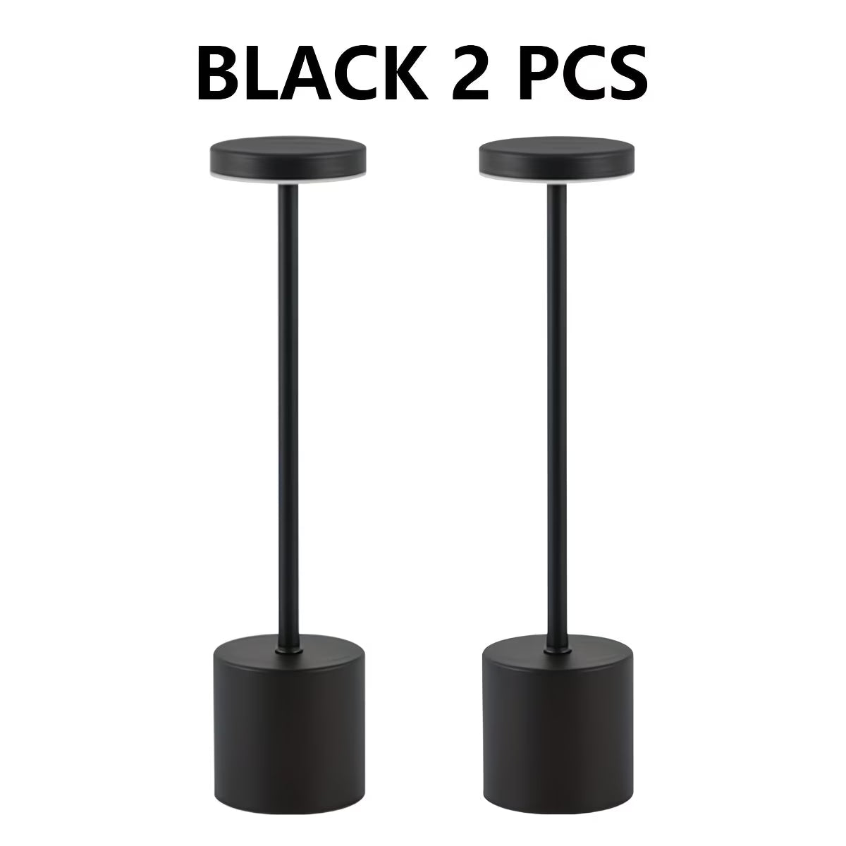 LED Touch Lamp - Cordless, Rechargable and 3 Color function