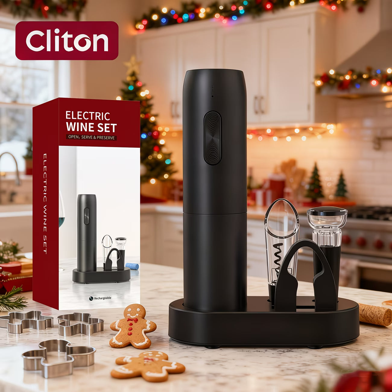 Electric Wine Opener - USB Rechargeable