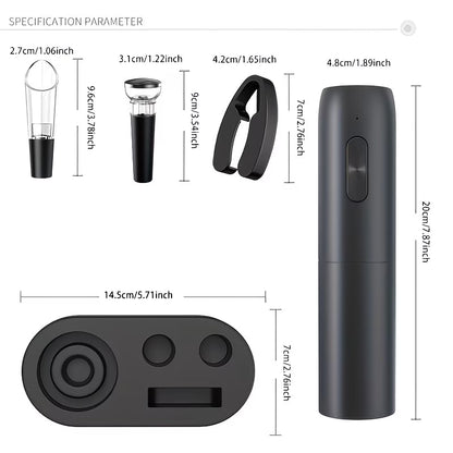 Electric Wine Opener - USB Rechargeable
