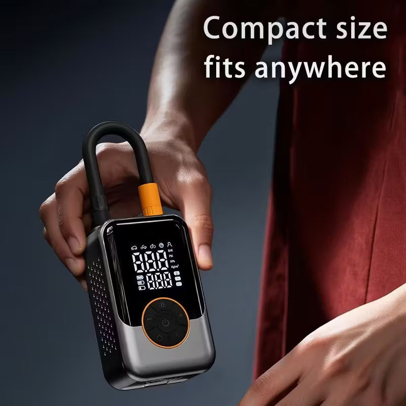 Wireless Air Compressor - Tyre Air Pump With Digital Display