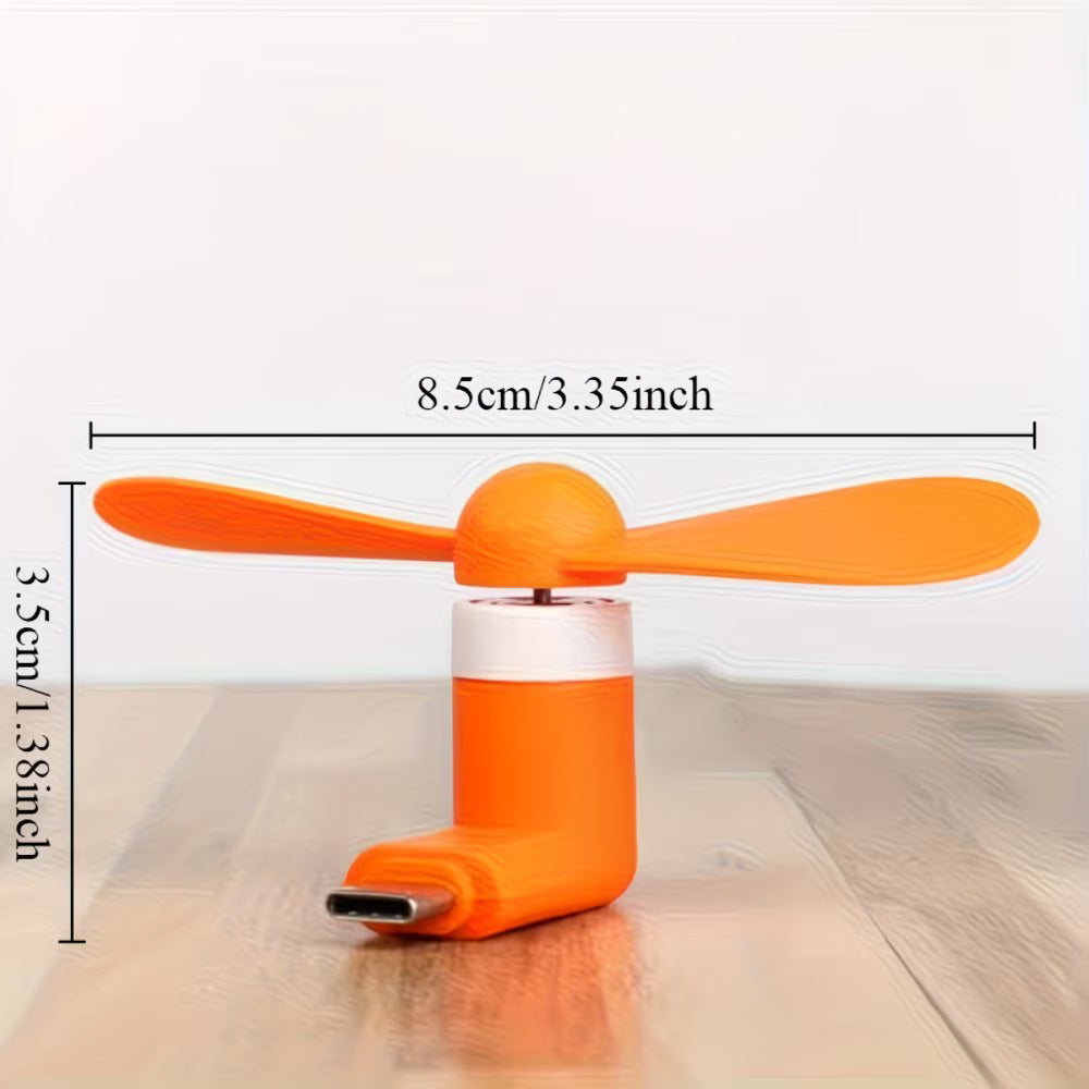 Type C Portable Cooling Fan - Mini USB Cooling Fan