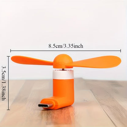 Type C Portable Cooling Fan - Mini USB Cooling Fan