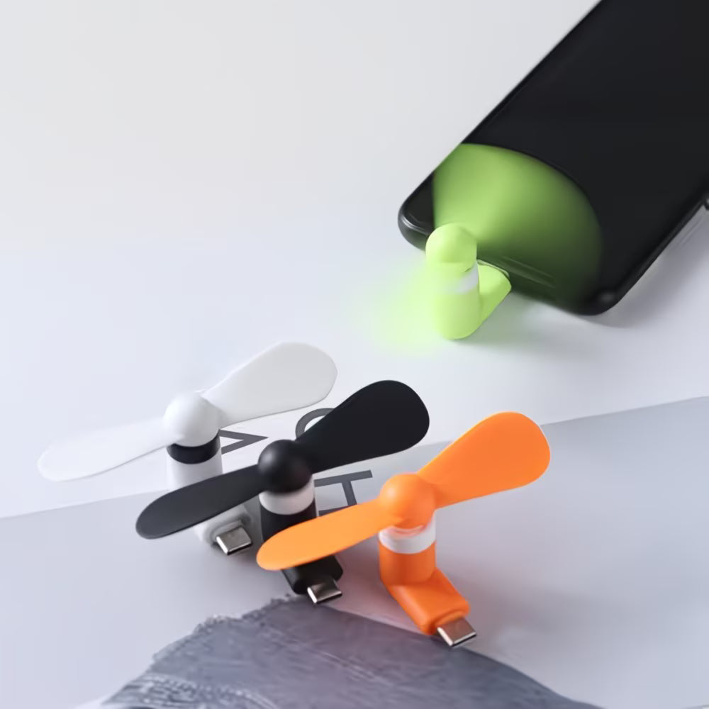 Type C Portable Cooling Fan - Mini USB Cooling Fan