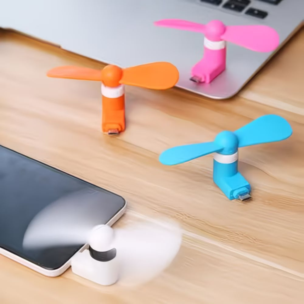 Type C Portable Cooling Fan - Mini USB Cooling Fan