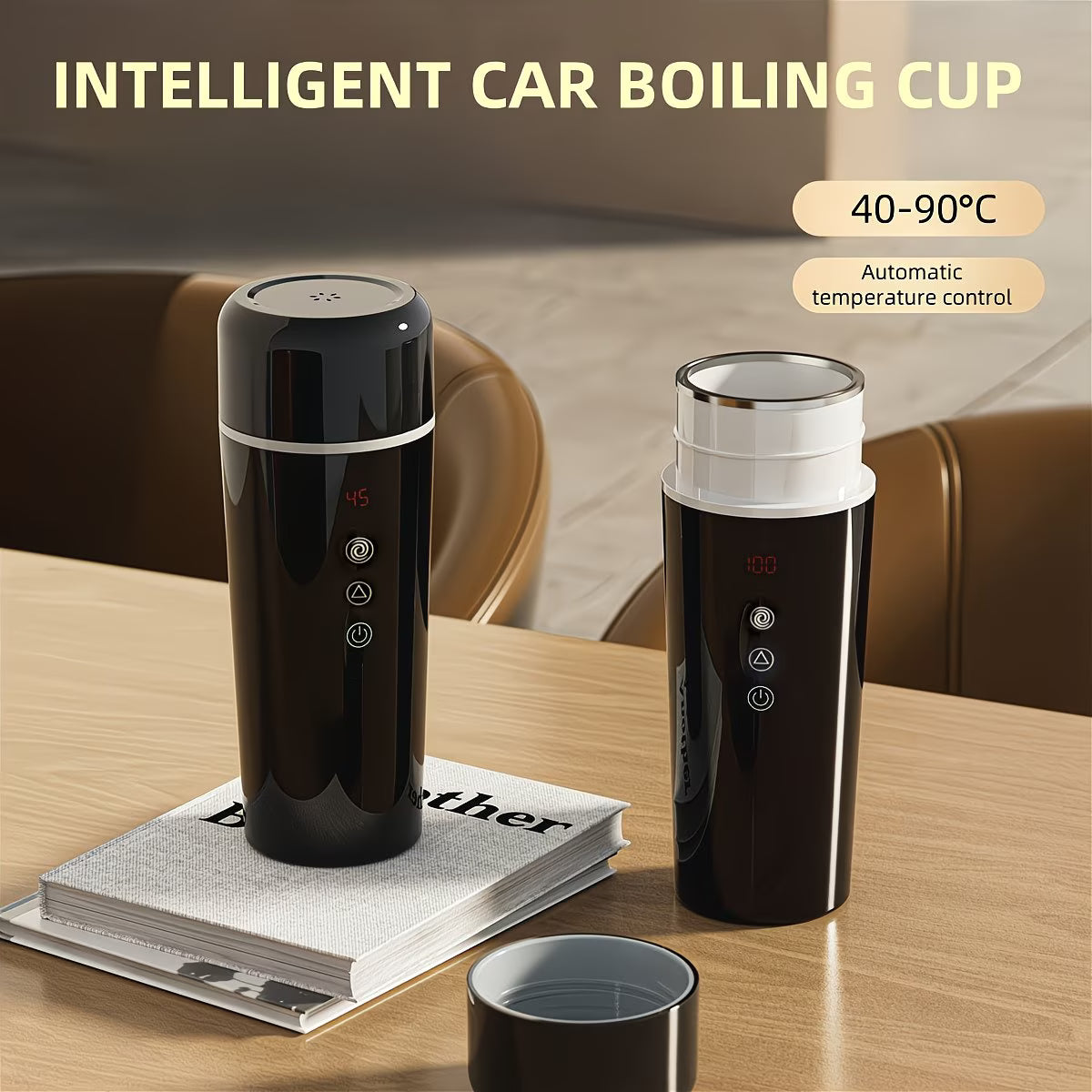 Portable Electric Kettle - Automatic Stir Function