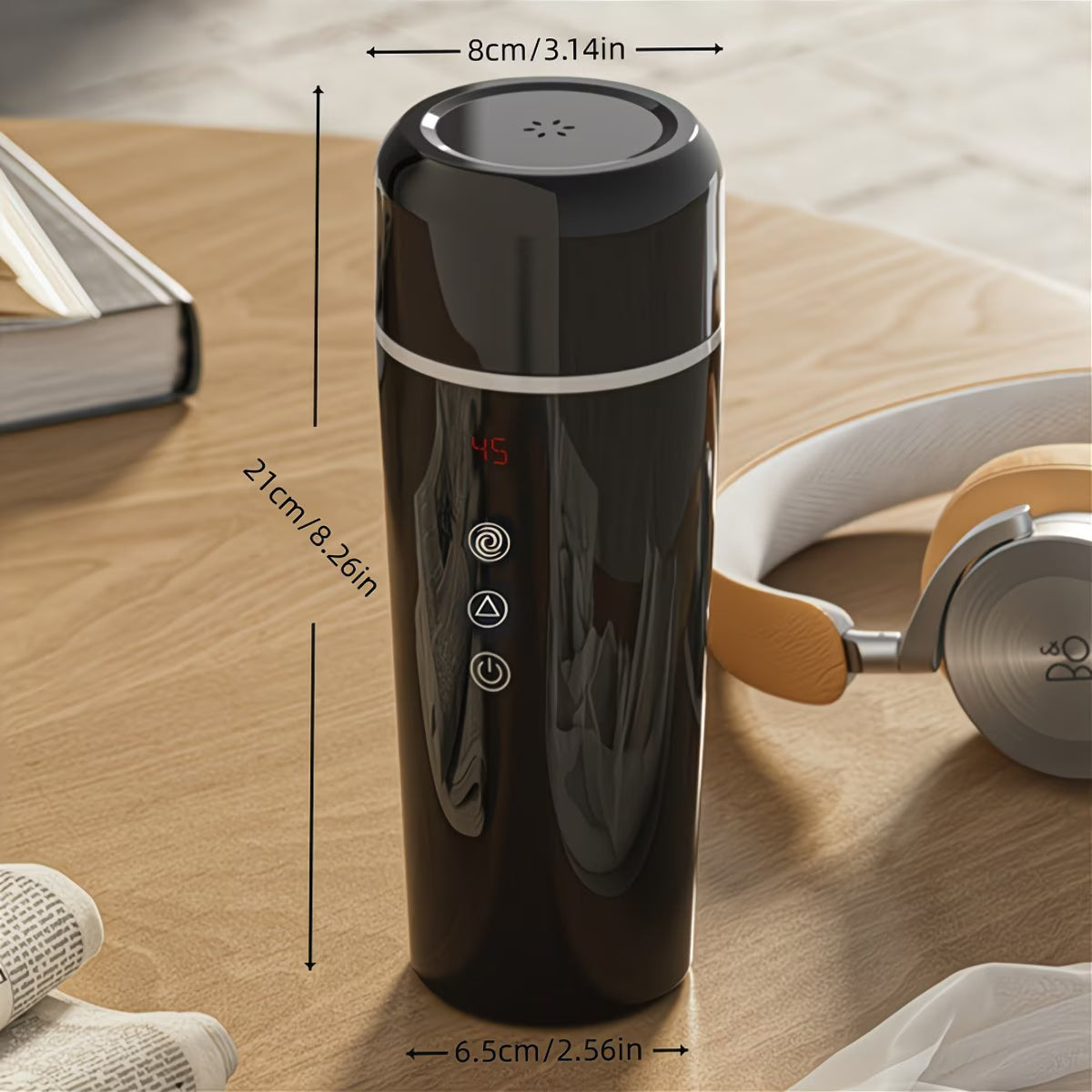 Portable Electric Kettle - Automatic Stir Function