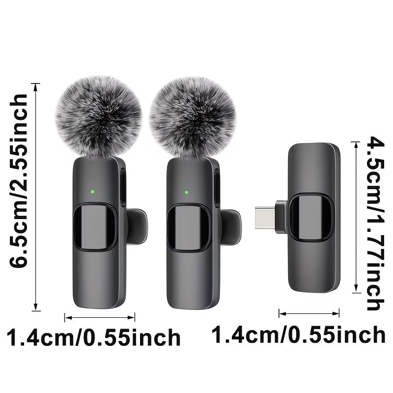 Wireless Microphones - Noise Cancelling Lapel Microphone