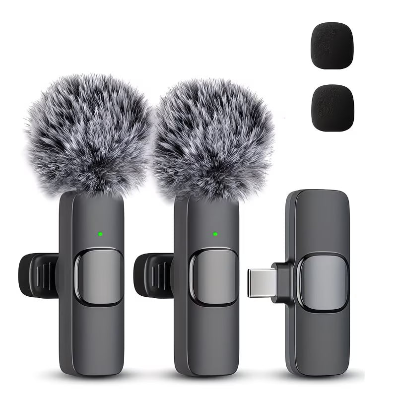 Wireless Microphones - Noise Cancelling Lapel Microphone