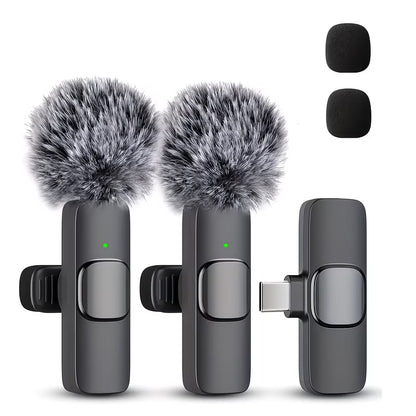 Wireless Microphones - Noise Cancelling Lapel Microphone