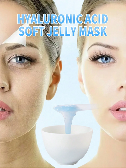 Hyaluronic Acid, Gold And Rose Jelly Face Mask