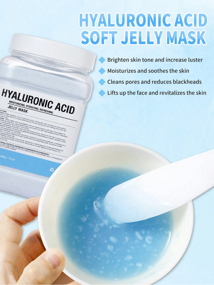 Hyaluronic Acid, Gold And Rose Jelly Face Mask