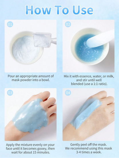 Hyaluronic Acid, Gold And Rose Jelly Face Mask