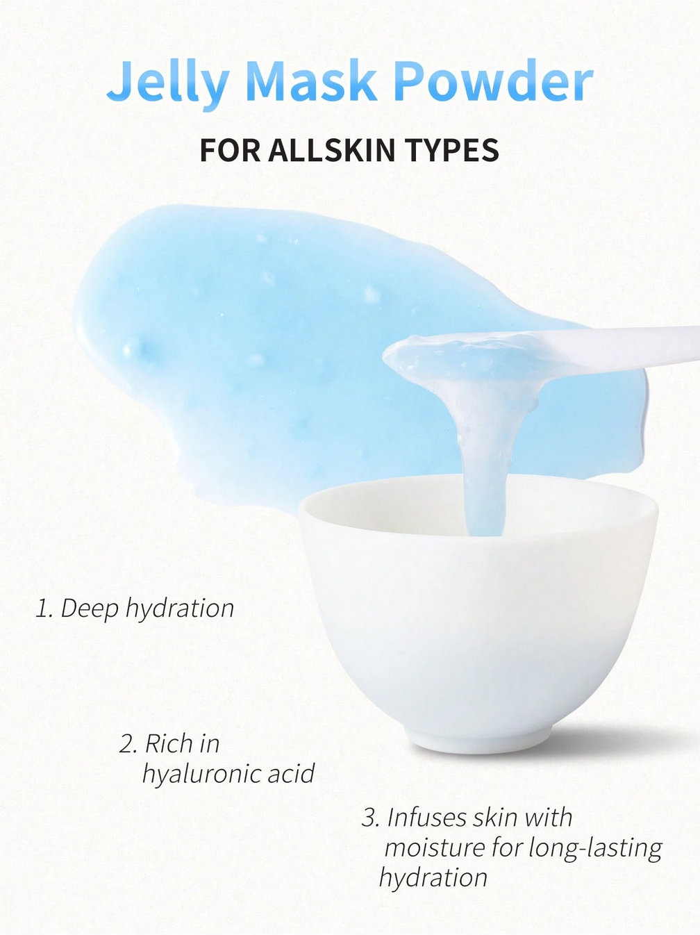 Hyaluronic Acid, Gold And Rose Jelly Face Mask