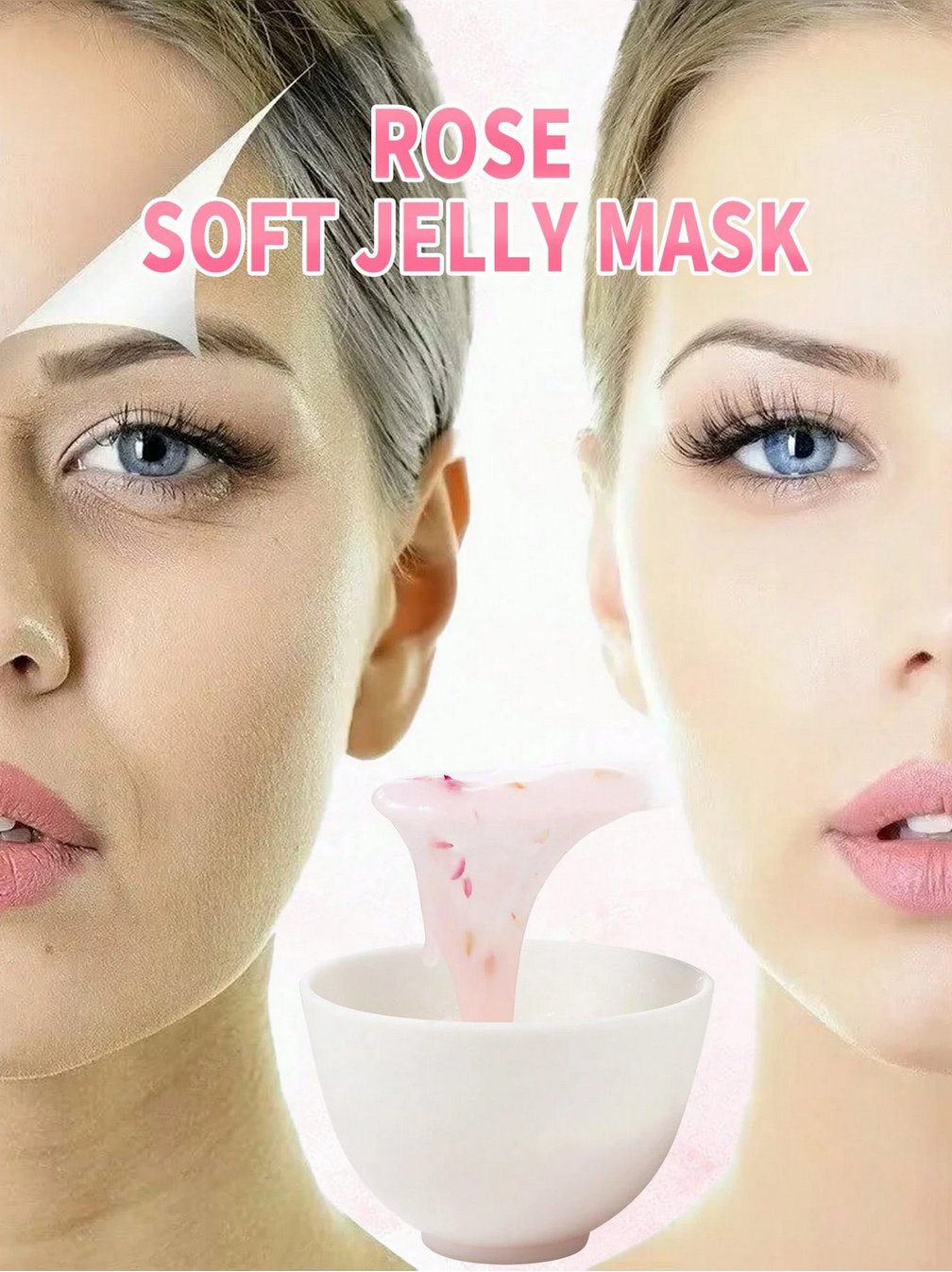 Rose, Gold And Hyaluronic Acid Gel Face Mask