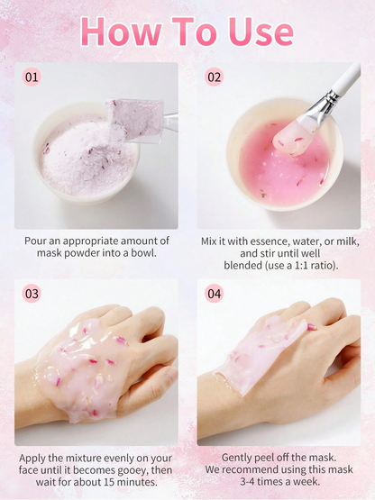 Rose, Gold And Hyaluronic Acid Gel Face Mask