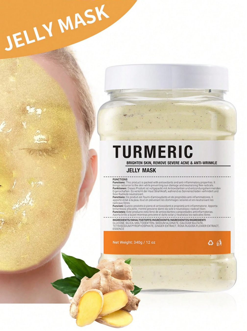 Turmeric Jelly Face Mask