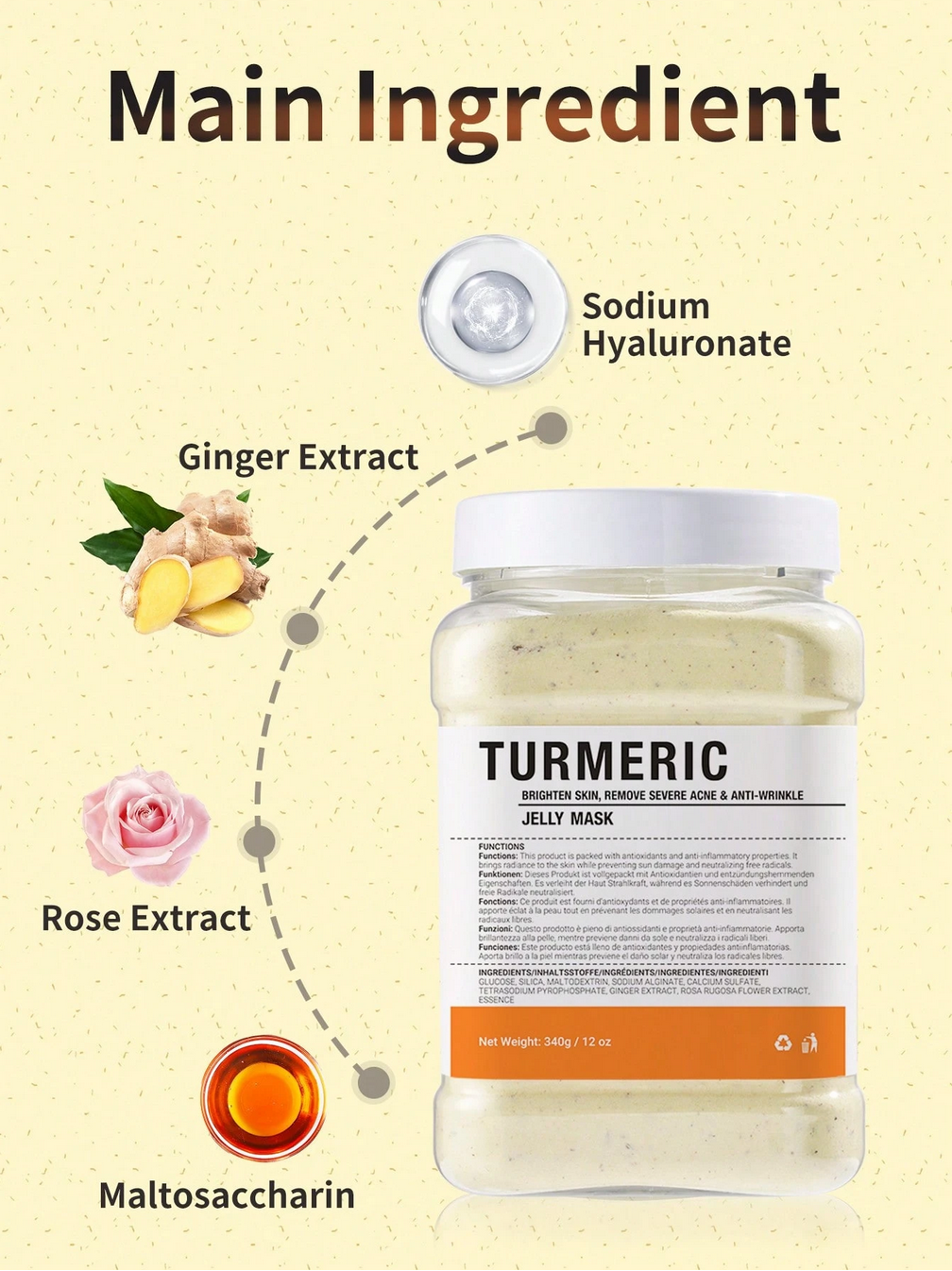 Turmeric Jelly Face Mask