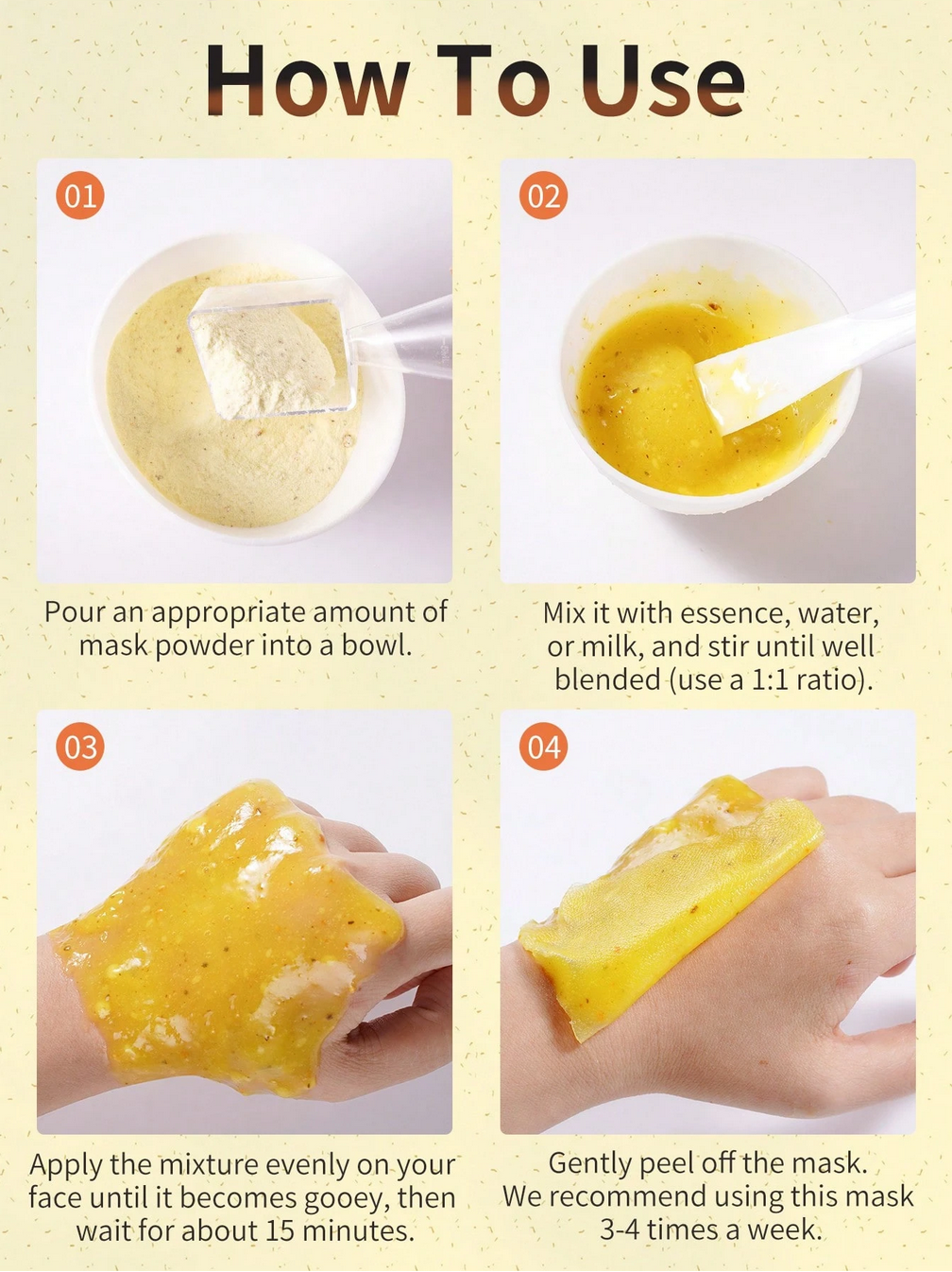 Turmeric Jelly Face Mask
