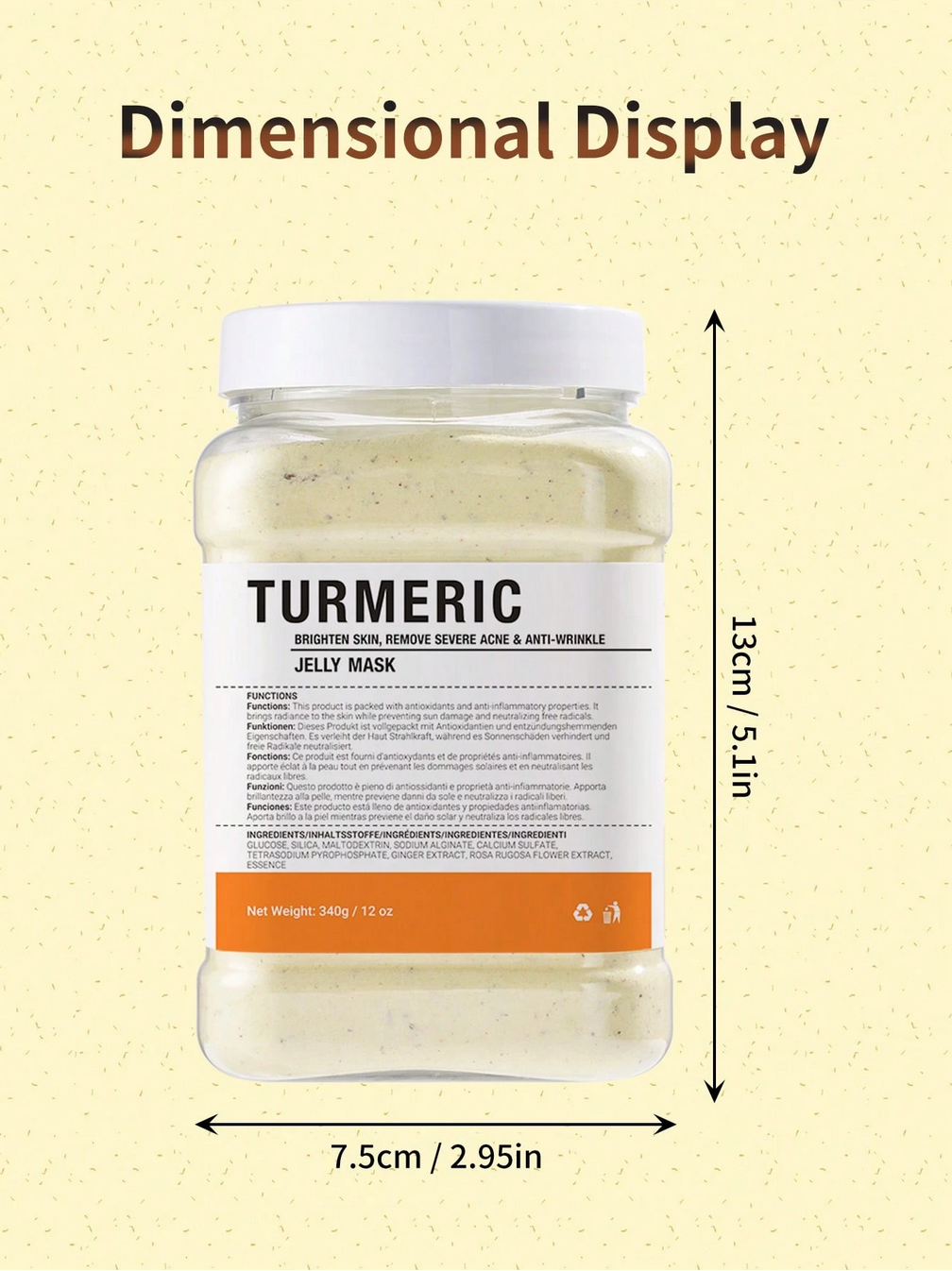 Turmeric Jelly Face Mask