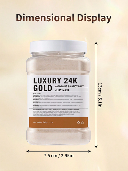 Collagen, Gold And Bamboo Charcoal Jelly Face Mask