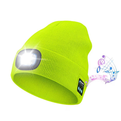 Beanie with Built in Wireless Handsfree Headphone - USB Rechargeable