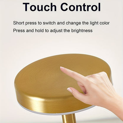 LED Touch Lamp - Cordless, Rechargable and 3 Color function