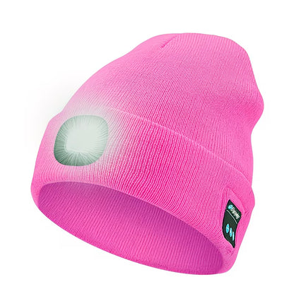 Beanie with Built in Wireless Handsfree Headphone - USB Rechargeable