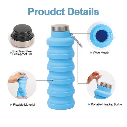 Silicone Folding Water Bottle