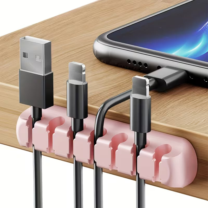Cable Organizer - Strong Self Adhesive Silicone Cable Organizer