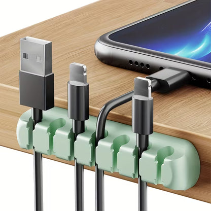 Cable Organizer - Strong Self Adhesive Silicone Cable Organizer