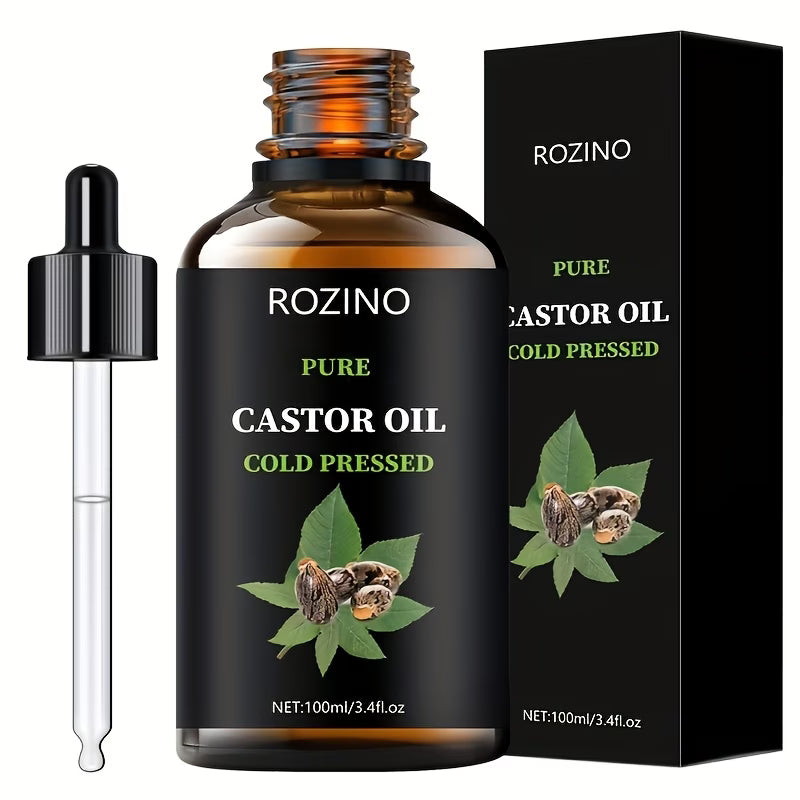 100% Pure Cold Pressed Unrefined Castor Oil