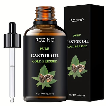 100% Pure Cold Pressed Unrefined Castor Oil