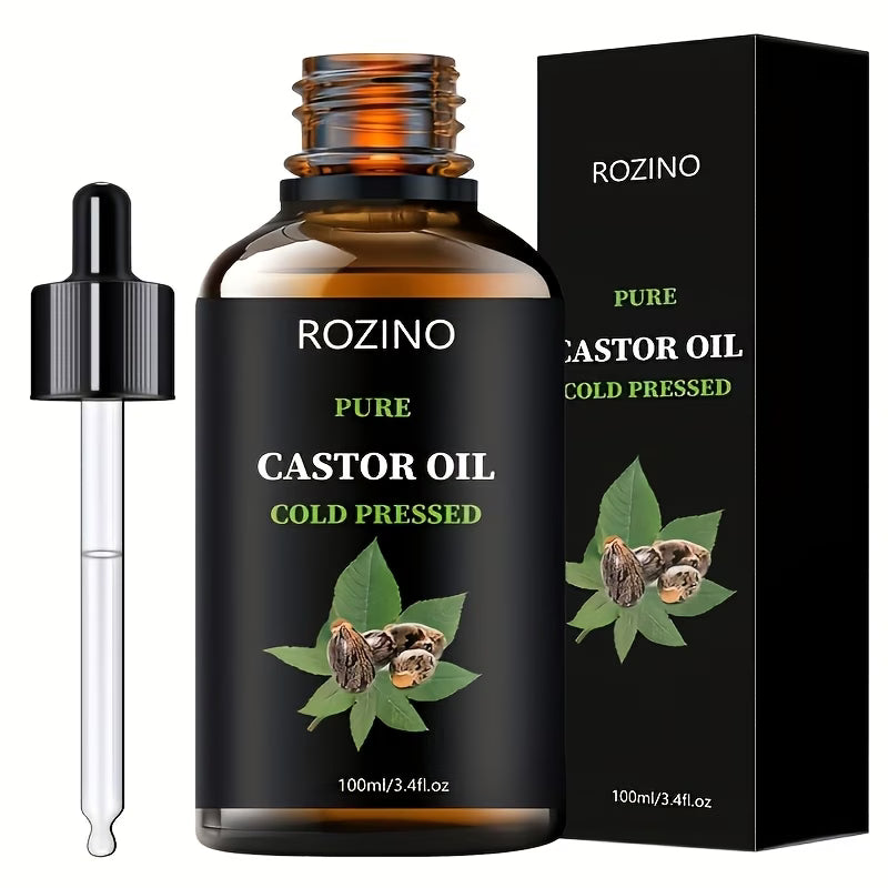 100% Pure Cold Pressed Unrefined Castor Oil
