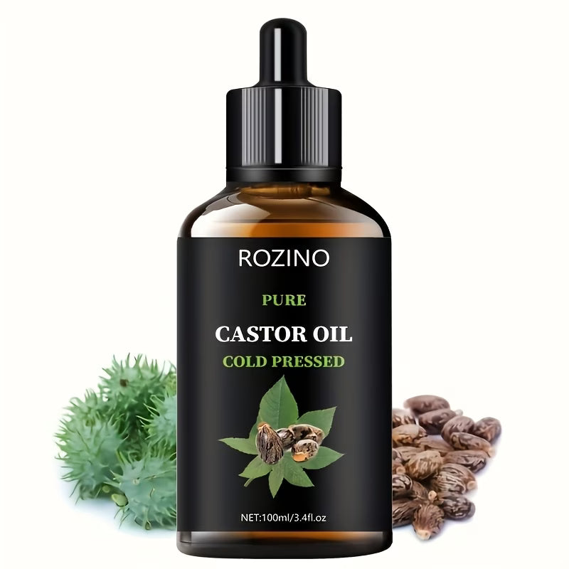 100% Pure Cold Pressed Unrefined Castor Oil