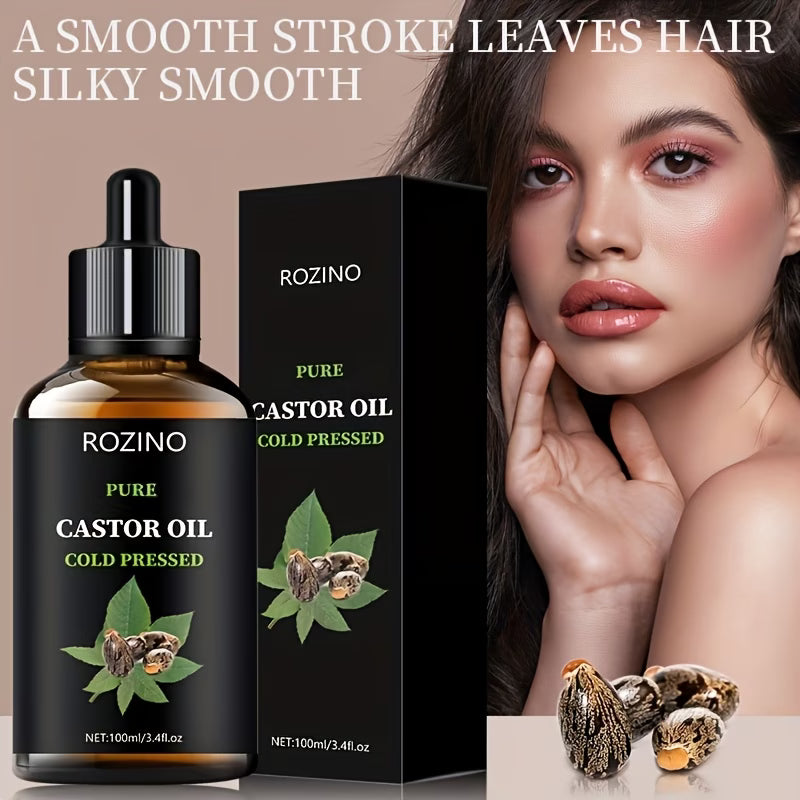 100% Pure Cold Pressed Unrefined Castor Oil