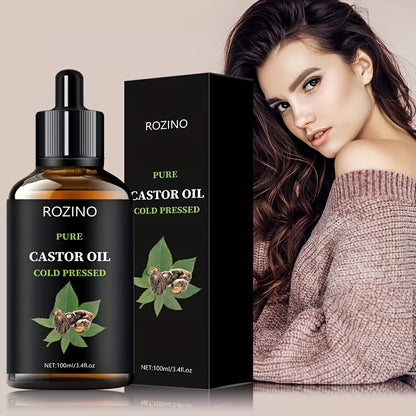 100% Pure Cold Pressed Unrefined Castor Oil