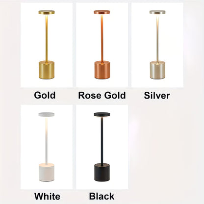 LED Touch Lamp - Cordless, Rechargable and 3 Color function