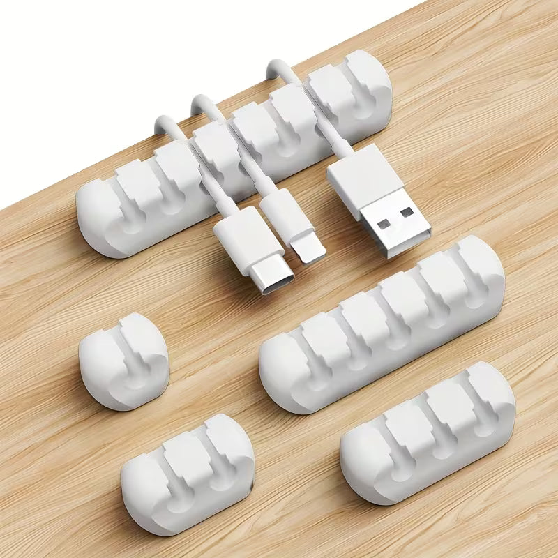 Cable Organizer - Strong Self Adhesive Silicone Cable Organizer