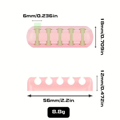 Cable Organizer - Strong Self Adhesive Silicone Cable Organizer