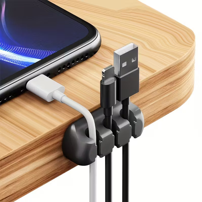 Cable Organizer - Strong Self Adhesive Silicone Cable Organizer