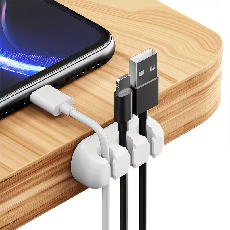 Cable Organizer - Strong Self Adhesive Silicone Cable Organizer