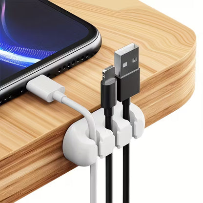 Cable Organizer - Strong Self Adhesive Silicone Cable Organizer