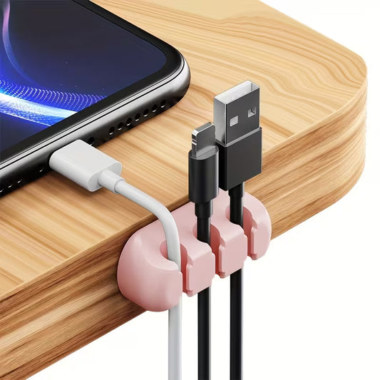 Cable Organizer - Strong Self Adhesive Silicone Cable Organizer