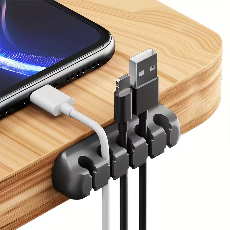 Cable Organizer - Strong Self Adhesive Silicone Cable Organizer
