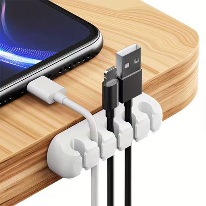 Cable Organizer - Strong Self Adhesive Silicone Cable Organizer