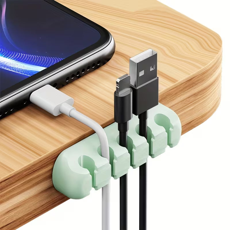 Cable Organizer - Strong Self Adhesive Silicone Cable Organizer